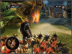 Drugi kamień jest w etapie Everlight Jungle - Kuźnia (Foundations) | Siedziba Overlorda w Overlord II - Overlord II - poradnik do gry