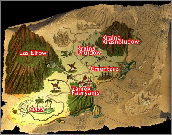 Mapa Krainy Faeryanis - Akt 2 - Imperator kontratakuje (cz.1) | Ceville - Ceville - poradnik do gry
