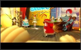 Użyj Kredy by namalować znak X - ten, na którym stają modelki - na miejscu zapadni - Akt 2 - Imperator kontratakuje (cz.2) | Ceville - Ceville - poradnik do gry