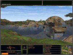 Kierując się do przodu dostajemy się na wzniesienie, tuż przed wodą oddzielającą nas od wrogiego obozu - Zniszczenie 101 | Zwykła operacja Delta Force 2 - Delta Force 2 - poradnik do gry