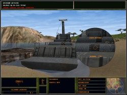 Teraz schodzimy na ląd i bierzemy się za niszczenie wrogiego sprzętu, pamiętając jednak o nielicznych wrogach ukrytych w budynkach - Zniszczenie 101 | Zwykła operacja Delta Force 2 - Delta Force 2 - poradnik do gry