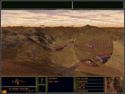 Gdy dotrzemy już do celu naszej wędrówki nie schodząc na dół prowadzimy ostrzał z daleka - Dostawa specjalna | Zwykła operacja Delta Force 2 - Delta Force 2 - poradnik do gry