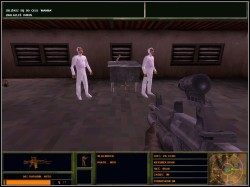 Podczas przeszukiwania domów natkniemy się na pakunek z wirusem - otrzymamy wtedy komunikat, iż mamy poczekać na specjalną ekipę - tak też robimy - Dostawa specjalna | Zwykła operacja Delta Force 2 - Delta Force 2 - poradnik do gry