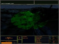 Cały czas podążając wzdłuż pomarańczowej linii docieramy do pierwszego, mniejszego obozu - Kontratak | Zwykła operacja Delta Force 2 - Delta Force 2 - poradnik do gry