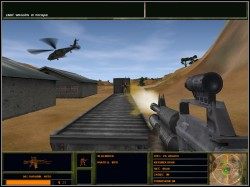 Od razu bierzemy się za szybką likwidację wszystkich wrogów - musimy zdążyć zanim pociąg dotrze do granicy - Zatrzymanie | Zwykła operacja Delta Force 2 - Delta Force 2 - poradnik do gry