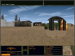 Gdy dotrzemy już do celu kładziemy się i spokojnie likwidujemy wszystkich wrogów po kolei - Klepsydra | Zwykła operacja Delta Force 2 - Delta Force 2 - poradnik do gry