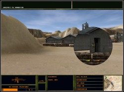 Na samym początku musimy zniszczyć wrogów okopanych workami z piaskiem - Wzniesienie | Operacja Wzmocnienie Delta Force 2 - Delta Force 2 - poradnik do gry