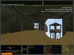 Podążając w kierunku wyznaczonego celu natykamy się po drodze na wrogi namiot i nie liczną jego obstawę - Linia zaopatrzenia | Operacja Wzmocnienie Delta Force 2 - Delta Force 2 - poradnik do gry