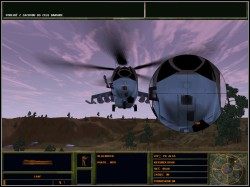 Wyruszamy w kierunku wrogiej bazy kierując się wzdłuż pomarańczowej linii na mini mapie - Nokaut | Operacja Wzmocnienie Delta Force 2 - Delta Force 2 - poradnik do gry