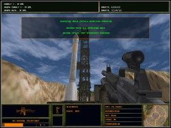 Gdy już to zrobimy ruszmy w kierunku rakiety - Ziemia wypalona | Operacja Wzmocnienie Delta Force 2 - Delta Force 2 - poradnik do gry