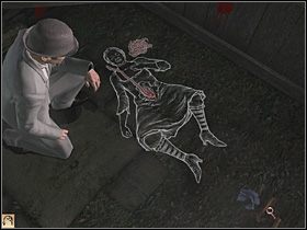 Zauważ podartą kopertę (z lewej strony ofiary), pachnie ona alkoholem i zawiera 3 białe pigułki (A Chapmans White Pill), z których Holmes przywłaszczy sobie jedną - [Opis przejścia] Hanbury Street, 8 września 1888 - Sherlock Holmes kontra Kuba Rozpruwacz - poradnik do gry