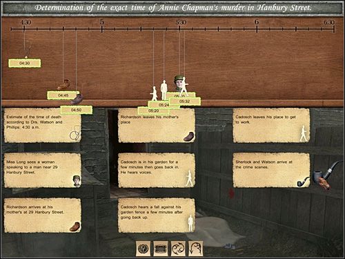 Wreszcie kliknij drugą środkową notatkę z ikonką Dokumentów - [Opis przejścia] Baker Street, 12 września 1888 (cz.1) - Sherlock Holmes kontra Kuba Rozpruwacz - poradnik do gry