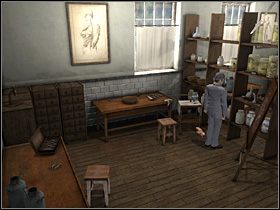 Zamieniwszy z Andrew parę zdań na temat handlu organami i dowiedziawszy się o zaginięciu z kostnicy pewnych zwłok, Watson pozostaje sam - [Opis przejścia] London Hospital, 12 września 1888 - Sherlock Holmes kontra Kuba Rozpruwacz - poradnik do gry