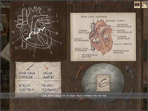 A zatem na recepcie przy niebieskiej strzałce widnieje napis: VENA CAVA SUPERIOR - [Opis przejścia] London Hospital, 12 września 1888 - Sherlock Holmes kontra Kuba Rozpruwacz - poradnik do gry