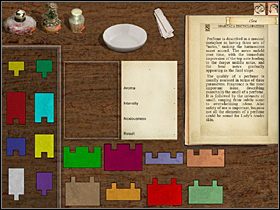 Podejdź do laboratoryjnego stolika Holmesa i połóż na nim kasetkę z perfumami - [Opis przejścia] Baker Street, 12 września 1888 (cz.2) - Sherlock Holmes kontra Kuba Rozpruwacz - poradnik do gry