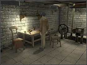 Po naprawieniu mechanizmu uruchom go - wyciąg podjedzie w górę - [Opis przejścia] Wharfdale Road, noc z 13 na 14 września 1888 (cz.2) - Sherlock Holmes kontra Kuba Rozpruwacz - poradnik do gry