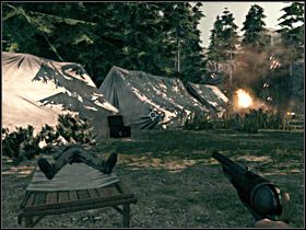 Ten sekret znajdziesz na głównym plan obozu (niedaleko rannego leżącego na drewnianym łóżku) - Sekrety | Rozdział I | Call of Juarez Więzy Krwi - Call of Juarez: Więzy Krwi - poradnik do gry