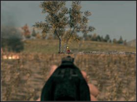 Podążając po raz kolejny za bratem dojdzie do sytuacji, w której pole kukurydzy stanie w płomieniach, a jedyny wyjście obstawione zostało przez groźnego wroga - Opis przejścia (2) | Rozdział II | Call of Juarez Więzy Krwi - Call of Juarez: Więzy Krwi - poradnik do gry