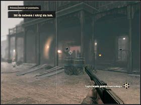 Etap rozpoczynamy od pierwszego w grze pojedynku na rewolwery - Opis przejścia | Rozdział III | Call of Juarez Więzy Krwi - Call of Juarez: Więzy Krwi - poradnik do gry