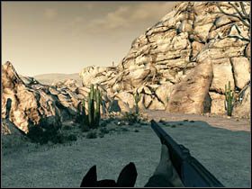 Ostatnim, trzecim zleceniem jest odzyskanie bydła, które ogranicza się jak zawsze do wybicia wszystkich przeciwników - Opis przejścia (2) | Rozdział VI | Call of Juarez Więzy Krwi - Call of Juarez: Więzy Krwi - poradnik do gry