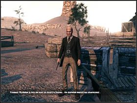 Gdy ostatnie z nieprzyjaciół przeniesie się na tamten świat, zejdź na dół i porozmawiaj z farmerem - Opis przejścia (2) | Rozdział VIII | Call of Juarez Więzy Krwi - Call of Juarez: Więzy Krwi - poradnik do gry