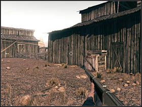 Zmierzając w stronę farmy Freemana (podczas zadania potrzebna pomoc - Sekrety | Rozdział VIII | Call of Juarez Więzy Krwi - Call of Juarez: Więzy Krwi - poradnik do gry