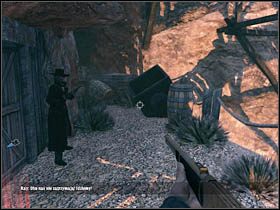Trzeci pergamin znajduje się w wózku kopalnianym, przed wejściem do drugiej jaskini - Sekrety | Rozdział IX | Call of Juarez Więzy Krwi - Call of Juarez: Więzy Krwi - poradnik do gry