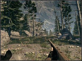 Do drugiego rozwidlenia dojdzie pod koniec etapu, po opuszczeniu dużej i przepięknie wykonanej jaskini - Postacie | Rozdział X | Call of Juarez Więzy Krwi - Call of Juarez: Więzy Krwi - poradnik do gry