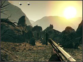 Po drugiej stronie będziesz mieć przyjemność obejrzenia, jak poziom wody w jeziorze opada - Opis przejścia (2) | Rozdział XI | Call of Juarez Więzy Krwi - Call of Juarez: Więzy Krwi - poradnik do gry