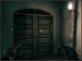 Po dotarciu do dłuższych schodów, wejdź nimi na górę - Opis przejścia - Ray | Rozdział XIV | Call of Juarez Więzy Krwi - Call of Juarez: Więzy Krwi - poradnik do gry