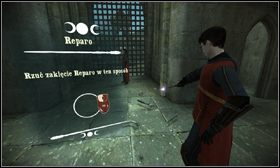 Spróbuj opuścić Wieżę z zegarem przez szerokie przejście - Gabinet Dumbledorea i quidditch | Opis przejścia Harry Potter i Książę Półkrwi - Harry Potter i Książę Półkrwi - poradnik do gry