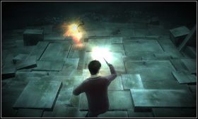 Po animowanej scence staniesz przed zadaniem odparcia ataku ożywionych szkieletów [1] - Finał | Opis przejścia Harry Potter i Książę Półkrwi - Harry Potter i Książę Półkrwi - poradnik do gry