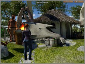 Idź do wsi i przyjrzyj się posągowi bohatera - Etap drugi - Skeleton Village | Opis przejścia The Legend of Crystal Valley - The Legend of Crystal Valley - poradnik do gry