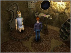 Skieruj się w lewo, wejdź do chaty i porozmawiaj z Ralesem Va - Etap szósty - The Angels | Opis przejścia The Legend of Crystal Valley - The Legend of Crystal Valley - poradnik do gry