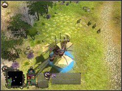 Kawałek dalej dostrzeżesz dwie grupy okładające bogu ducha winny budynek - Misja 2 - Wojna reformacyjna (cz.1) | Kampania 1 | Windchaser - Windchaser - poradnik do gry