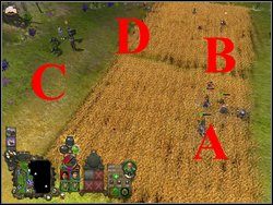 Wracamy do drewnianego domku koło rzeki i przekraczamy ją po kamieniach - Misja 2 - Wojna reformacyjna (cz.1) | Kampania 1 | Windchaser - Windchaser - poradnik do gry