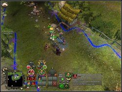 Gdy odstawisz ludzi bezpiecznie do miasta udaj się na wspomnianą ścieżkę na północ nad nim - Misja 4 - Wybraniec (cz.1) | Kampania 1 | Windchaser - Windchaser - poradnik do gry