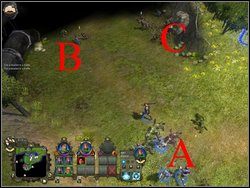 W końcu pojawi się pierwsze legowisko wilków - wybijamy patrole przed nim i atakujemy ochronę - Misja 4 - Wybraniec (cz.1) | Kampania 1 | Windchaser - Windchaser - poradnik do gry