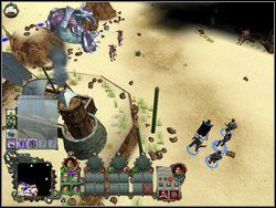 Teraz idziemy na wschód za duży kaktus - na południe od niego jest legowisko - Misja 5 - Pustynia Kor (cz.1) | Kampania 1 | Windchaser - Windchaser - poradnik do gry