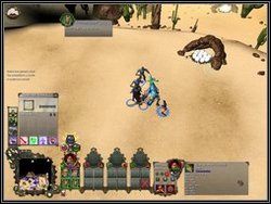 Nie pozostaje nic innego jak wykończyć szkielety strzegące dostępu do białej wieży i przejąć ją na własność - Misja 5 - Pustynia Kor (cz.1) | Kampania 1 | Windchaser - Windchaser - poradnik do gry