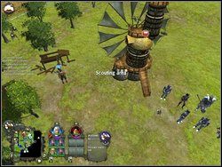 Wracamy na północny-wschód do rekruta, który stoi koło wiatraka - Misja 10 - Przebudzenie | Kampania 2 | Windchaser - Windchaser - poradnik do gry