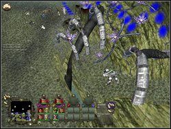 Pokonujemy dwa kolejne oddziały wroga (w jednej walce trzeba będzie obniżyć morale wroga) i przejmujemy kontrolę nad budynkiem - Misja 13 - Wyścig z czasem | Kampania 2 | Windchaser - Windchaser - poradnik do gry