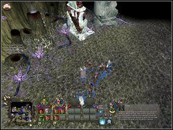 Używamy przycisku znajdującego się za szczeliną (przelatując nad nią na pokładzie statku) - Misja 13 - Wyścig z czasem | Kampania 2 | Windchaser - Windchaser - poradnik do gry