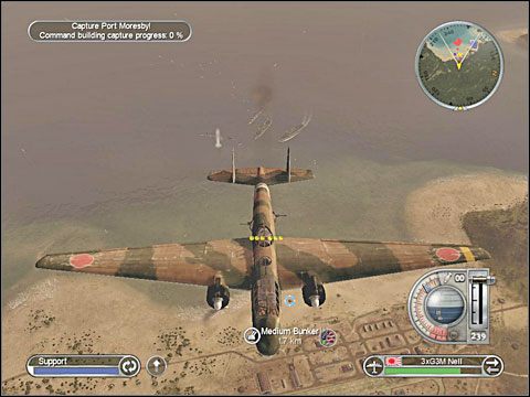 Na koniec ponownie podpłyń bliżej wybrzeża barkami desantowymi i wyślij na plaże desant japońskiej piechoty morskiej - Misja 5 - Invasion of Port Moresby (cz.3) | Japonia | Battlestations Pacific - Battlestations: Pacific - poradnik do gry