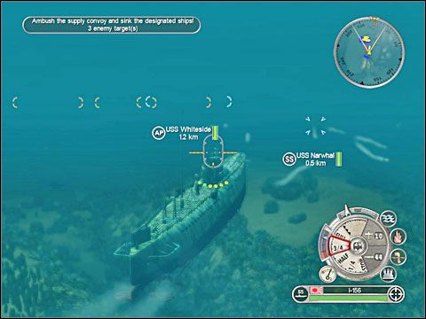 Zatapiając wszystkie transportowce zrealizujesz ukryty cel misji - Misja 6 - Hunt for the USS Hornet (cz.2) | Japonia | Battlestations Pacific - Battlestations: Pacific - poradnik do gry