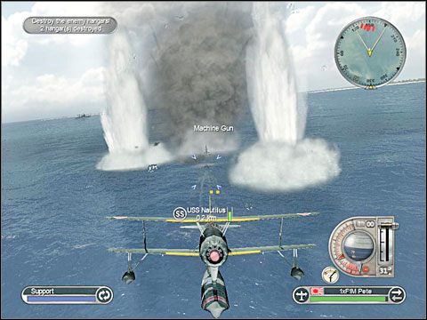 Kiedy twoja flotylla zbliża się do brzegów atolu uważaj na kutry torpedowe Elco wysyłane przez wroga ze stoczni znajdującej się na brzegu wyspy leżącej bardziej na zachód - Misja 7 - Invasion of Midway (cz.2) | Japonia | Battlestations Pacific - Battlestations: Pacific - poradnik do gry