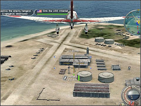 Zbliżająca się do atolu formacja japońskich okrętów wojennych z pancernikiem Fuso na czele powinna już mieć możliwość wsparcia inwazji ogniem swoich potężnych dział okrętowych - Misja 7 - Invasion of Midway (cz.2) | Japonia | Battlestations Pacific - Battlestations: Pacific - poradnik do gry