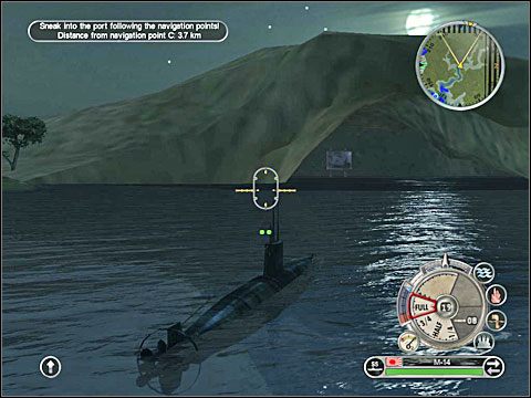 Wróć z powrotem w okolice portowego wejścia i pożegluj na południe, a potem zachód by dostać się do portu - Misja 10 - Attack on Sydney Harbour | Japonia | Battlestations Pacific - Battlestations: Pacific - poradnik do gry