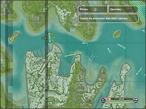 Poślij mu całą salwę torped (najlepiej w magazyn) by zakończyć misję - Misja 10 - Attack on Sydney Harbour | Japonia | Battlestations Pacific - Battlestations: Pacific - poradnik do gry