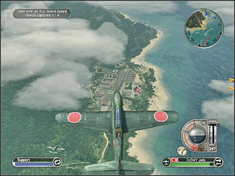 Niebezpieczeństwo czai się również pod wodą - w rejonie działań pojawi się zapewne jankeski okręt podwodny USS Spearfish - Misja 11 - Seizing the Fijis (cz.1) | Japonia | Battlestations Pacific - Battlestations: Pacific - poradnik do gry